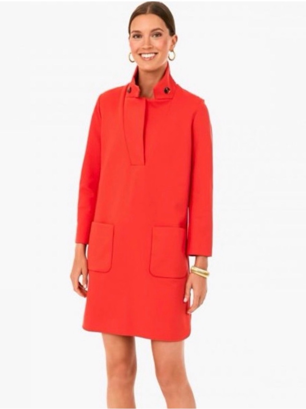 Tuckernuck NEW Ponte Emerson poppy red preppy yacht club esthetic dress L $268